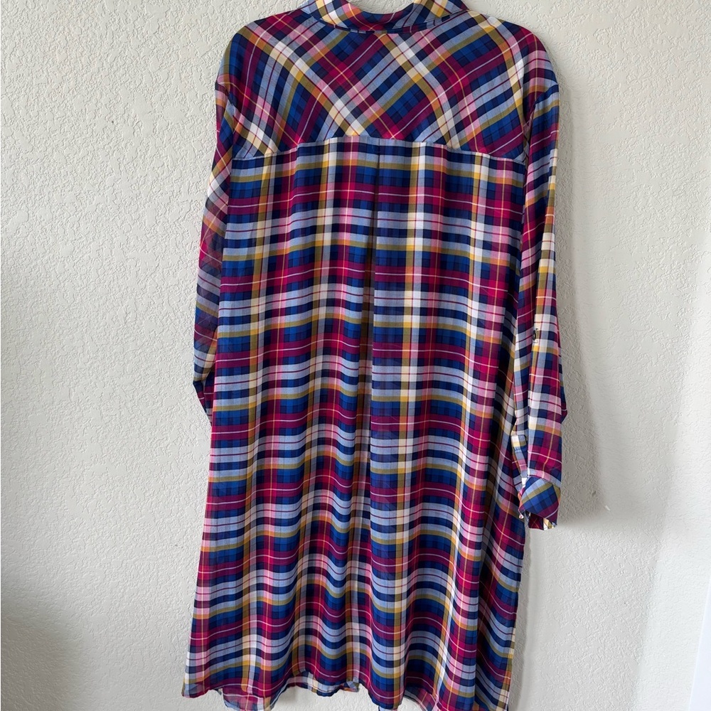 Catherine’s Plaid Colored Blouse - Size 3XL - Perfect Condition - Picture 4 of 10